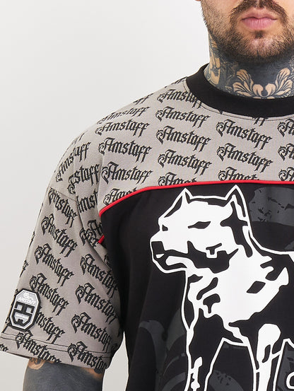 Amstaff Varek T-Shirt Black Grey