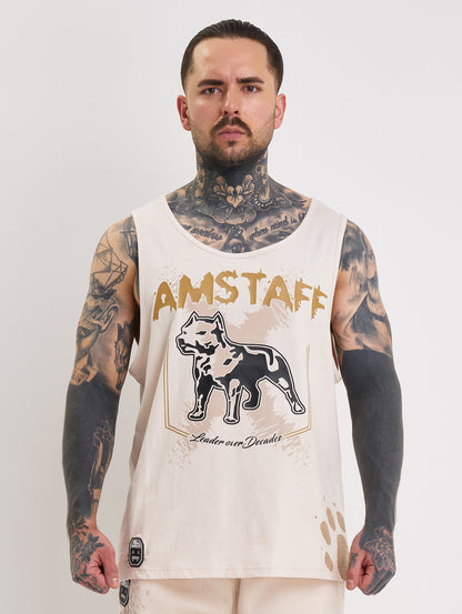 Amstaff Kaldar Tanktop Creamwood