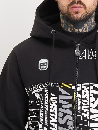 Amstaff Talis Ziphoodie Black
