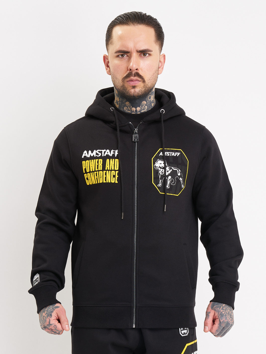 Amstaff Solinor Ziphoodie Black