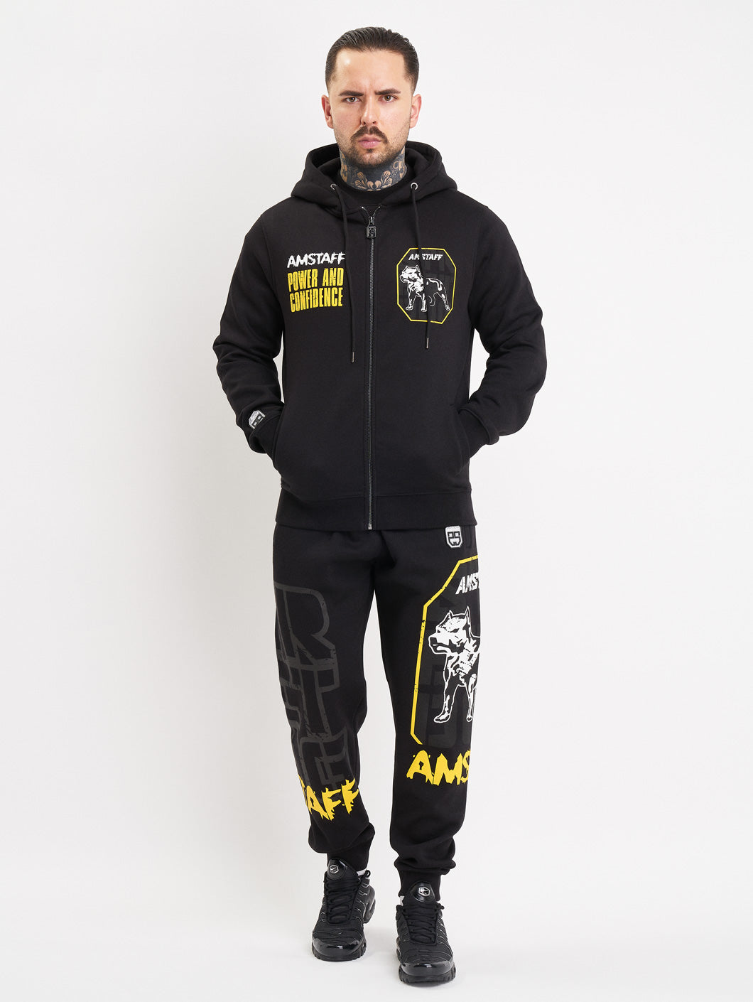 Amstaff Solinor Ziphoodie Black