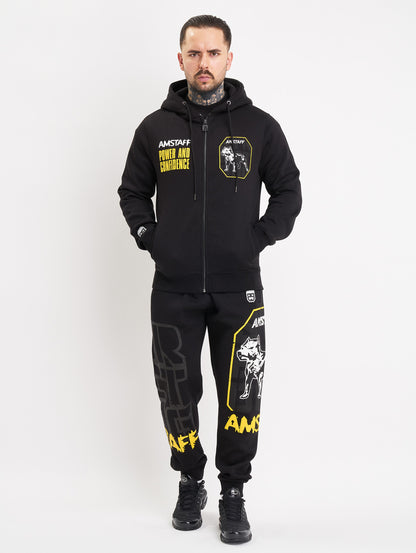 Amstaff Solinor Ziphoodie Black