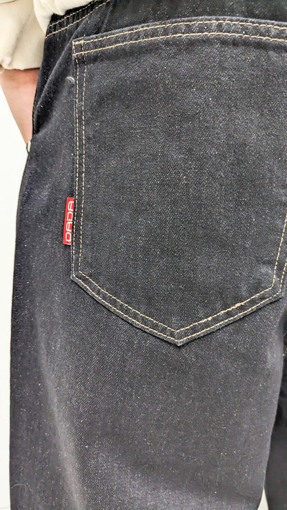 Dada Supreme Big Letters Embroidery Baggy Jeans Black