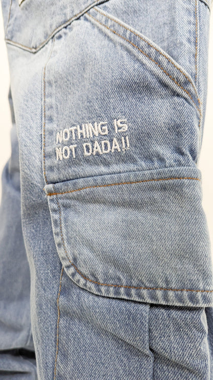 DADA Supreme Worker Cargo Baggy 2.0 Jeans Blue