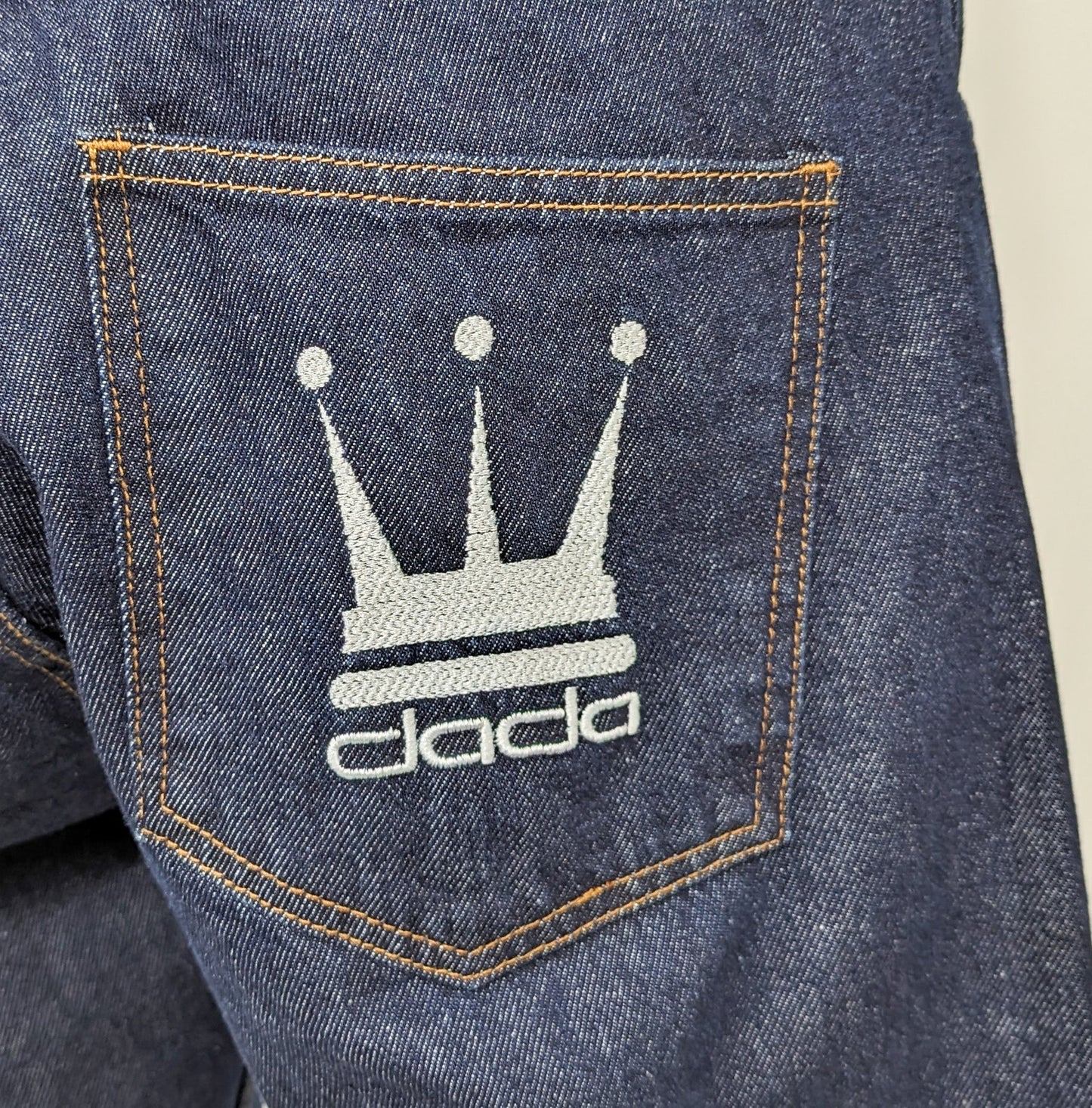 DADA Supreme Minimalist Loose Fit Jeans Raw Blue