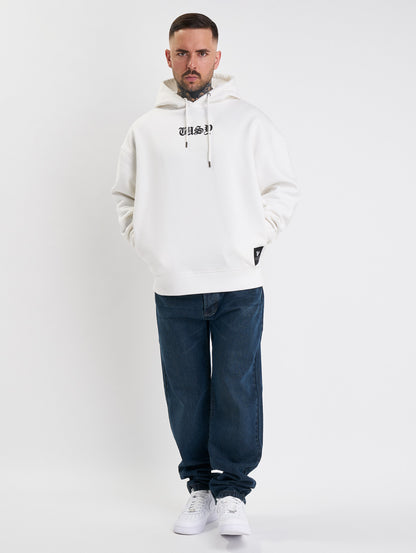 Whoshotya Matria Heavy Oversize Hoodie White