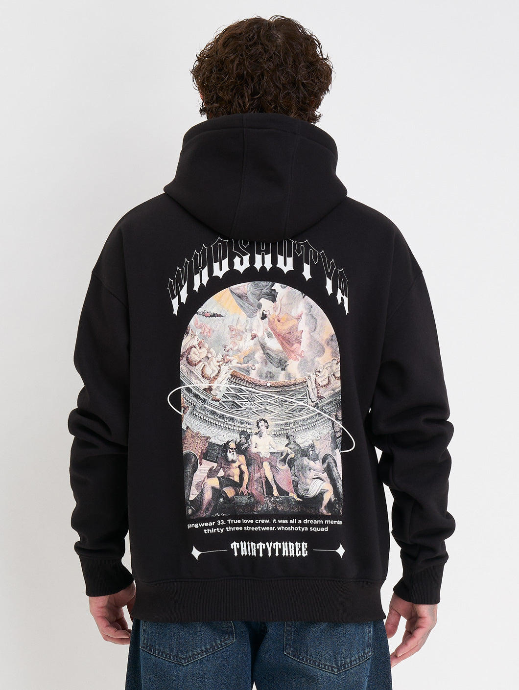 Whoshotya Legacian Heavy Oversize Hoodie Black