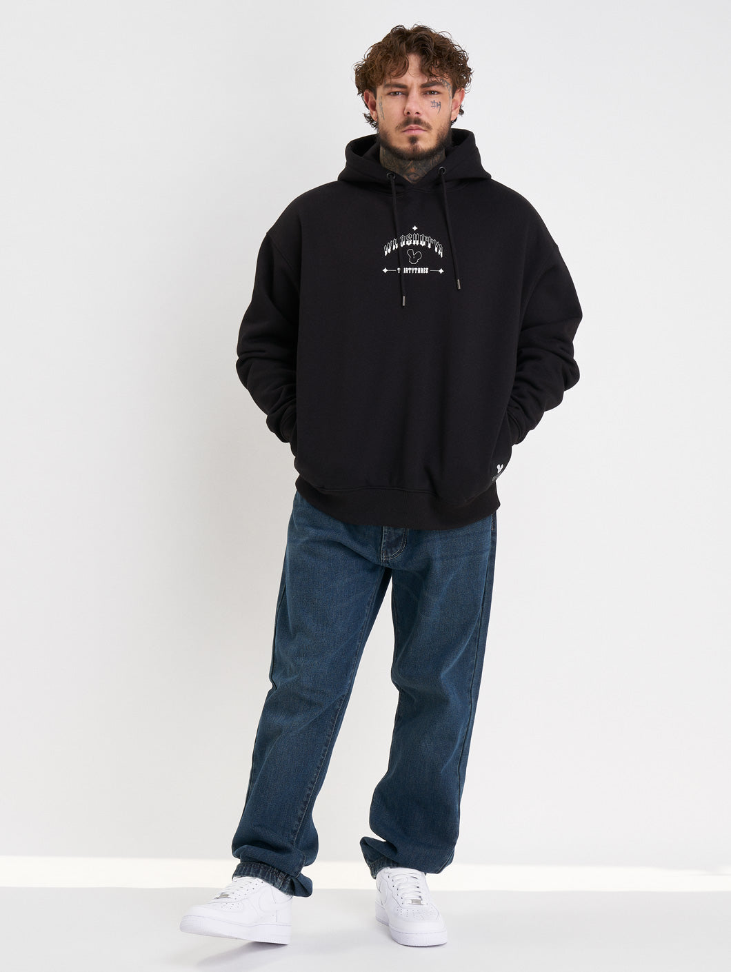 Whoshotya Legacian Heavy Oversize Hoodie Black