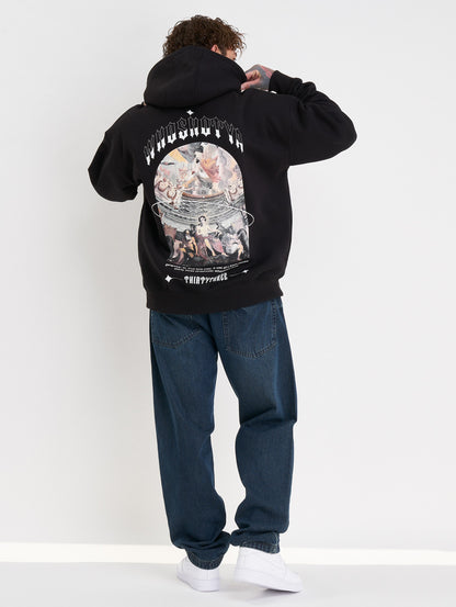 Whoshotya Legacian Heavy Oversize Hoodie Black