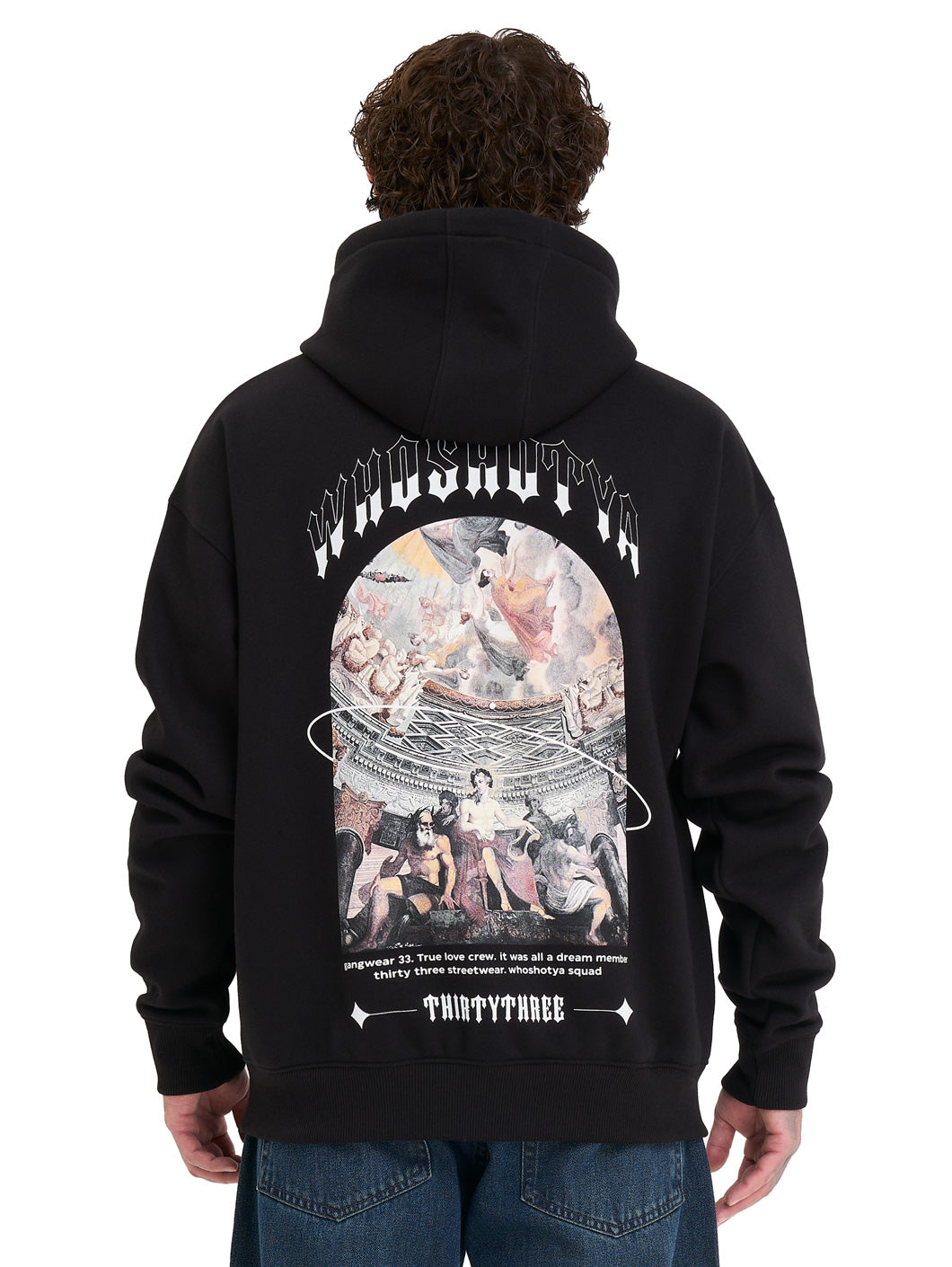 Whoshotya Legacian Heavy Oversize Hoodie Black