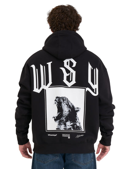 Whoshotya Swiftclaw Heavy Oversize Hoodie Black