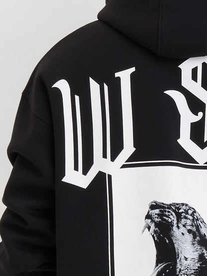 Whoshotya Swiftclaw Heavy Oversize Hoodie Black