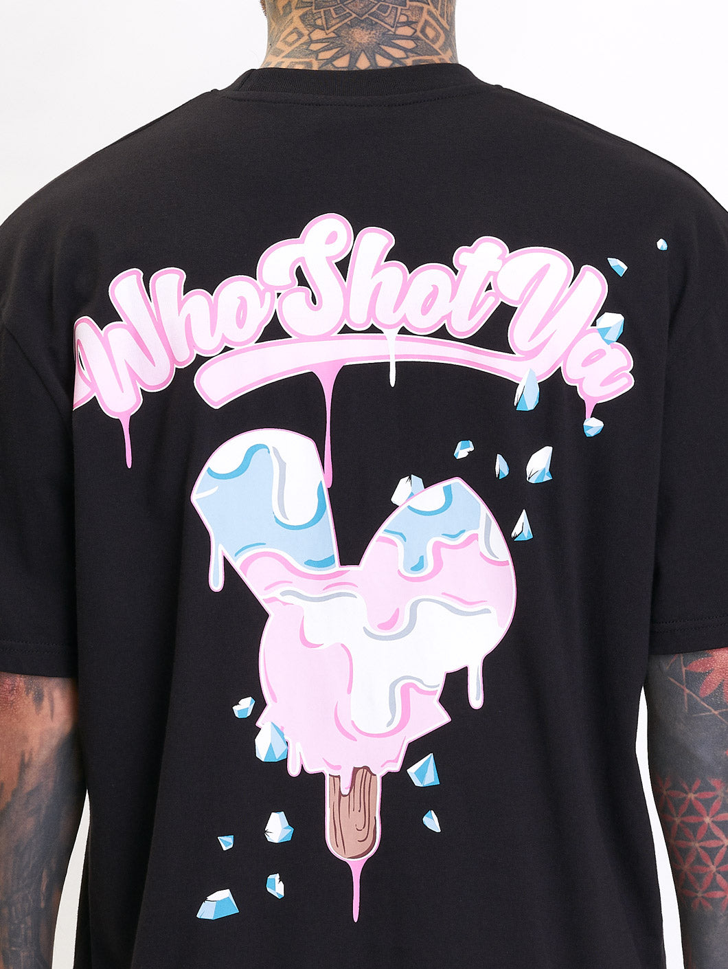 Icecream Oversized T-Shirt Black