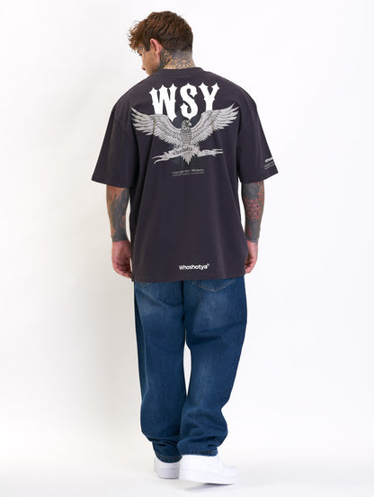 Eagle Oversized T-Shirt Black