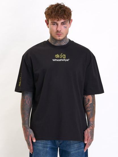 Fly Oversized T-Shirt Black