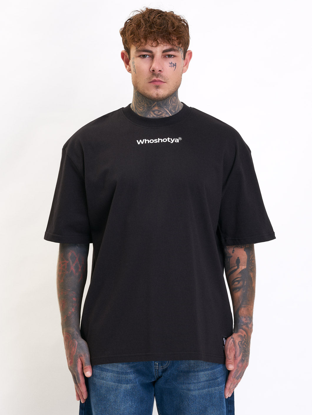 Cherry Oversized T-Shirt Black