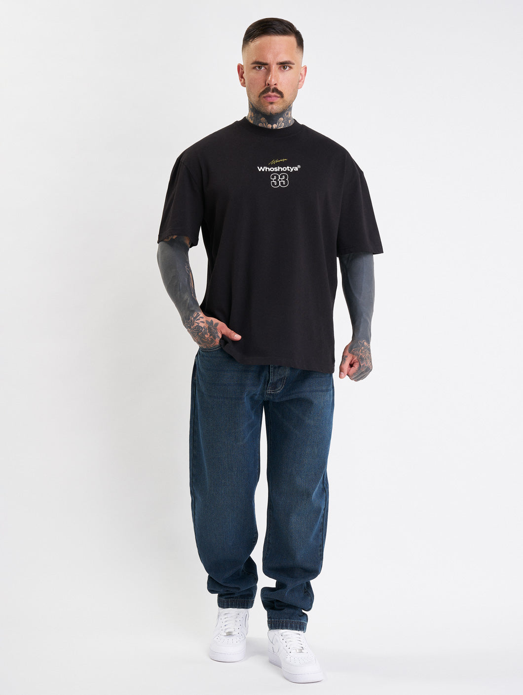 Whoshotya Dreamerz Oversize T-Shirt Black