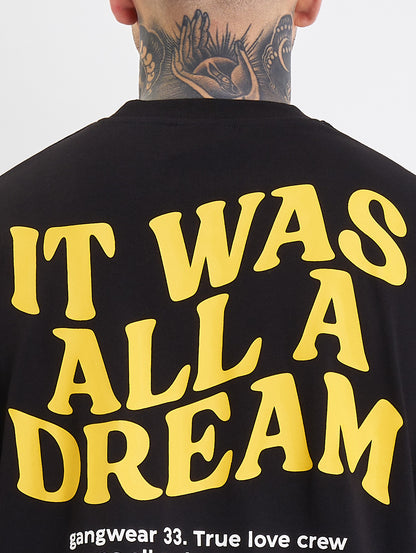 Whoshotya Dreamerz Oversize T-Shirt Black