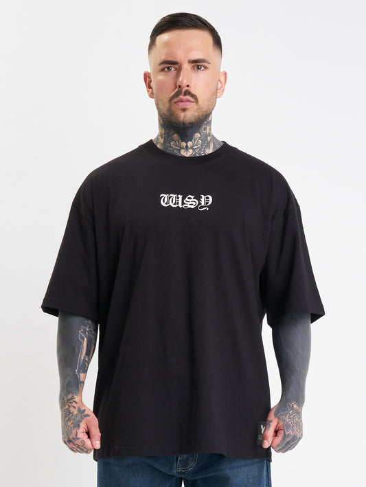 Whoshotya Matria Oversize T-Shirt Black