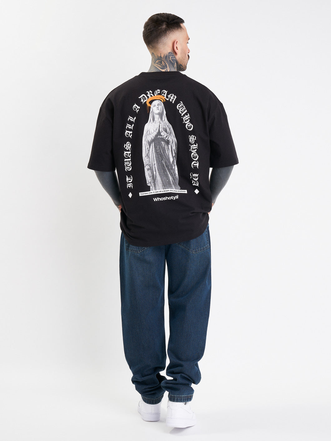 Whoshotya Matria Oversize T-Shirt Black