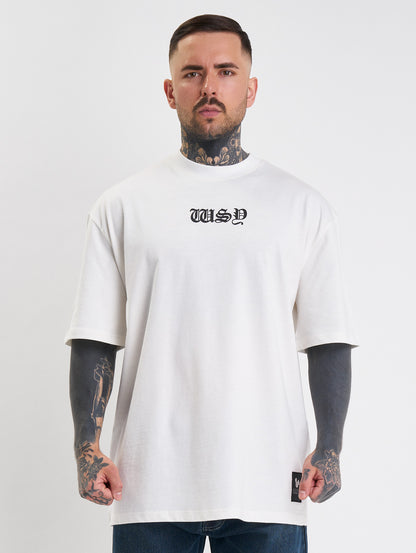 Whoshotya Matria Oversize T-Shirt White