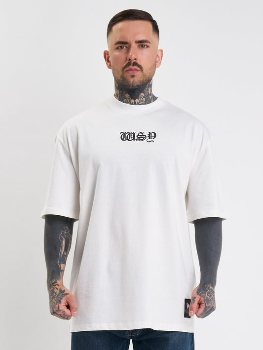 Whoshotya Matria Oversize T-Shirt White