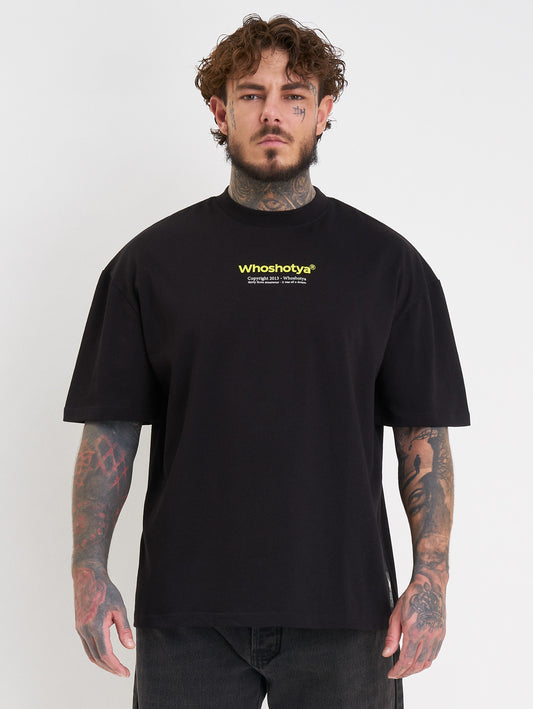 Whoshotya Toxigen Oversize T-Shirt Black