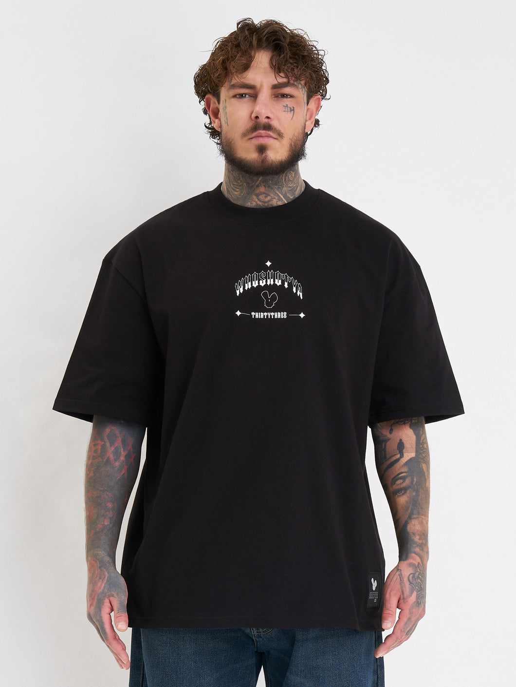 Whoshotya Legacian Oversize T-Shirt Black