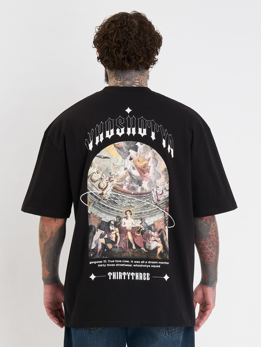 Whoshotya Legacian Oversize T-Shirt Black