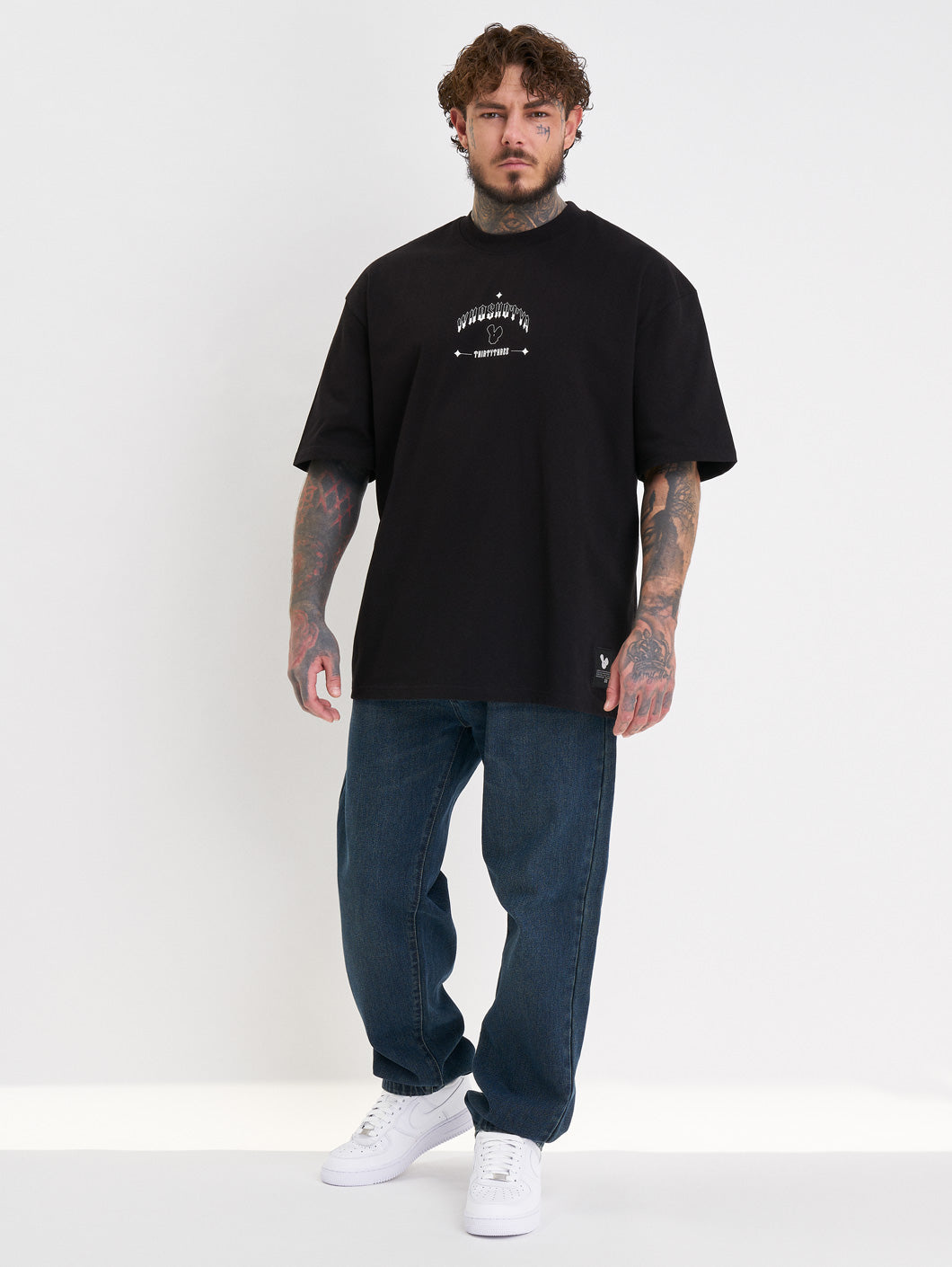 Whoshotya Legacian Oversize T-Shirt Black