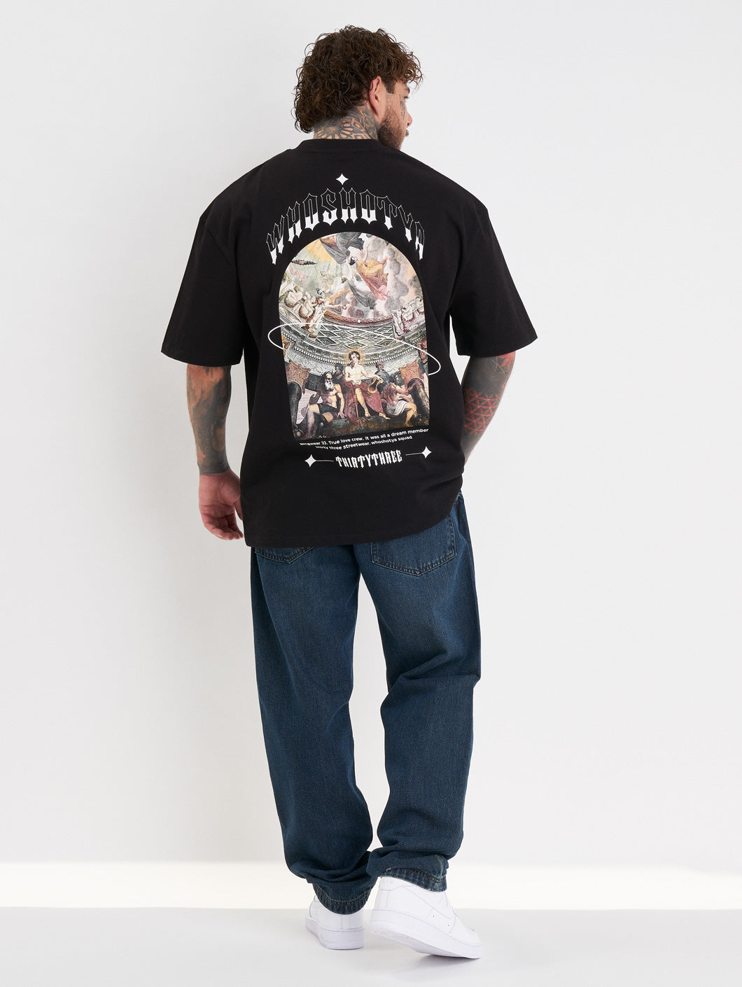 Whoshotya Legacian Oversize T-Shirt Black