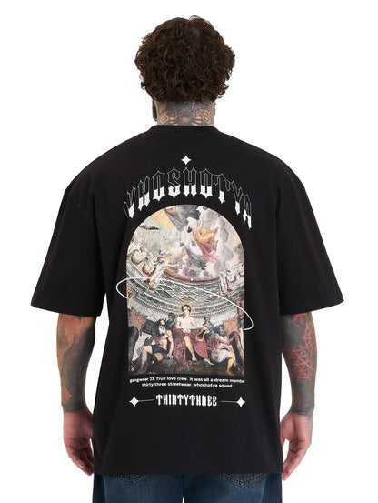 Whoshotya Legacian Oversize T-Shirt Black