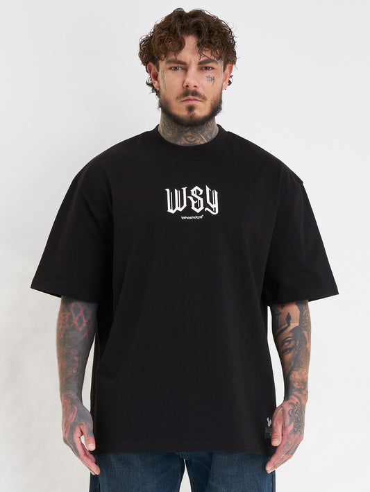 Whoshotya Swiftclaw Oversize T-Shirt Black