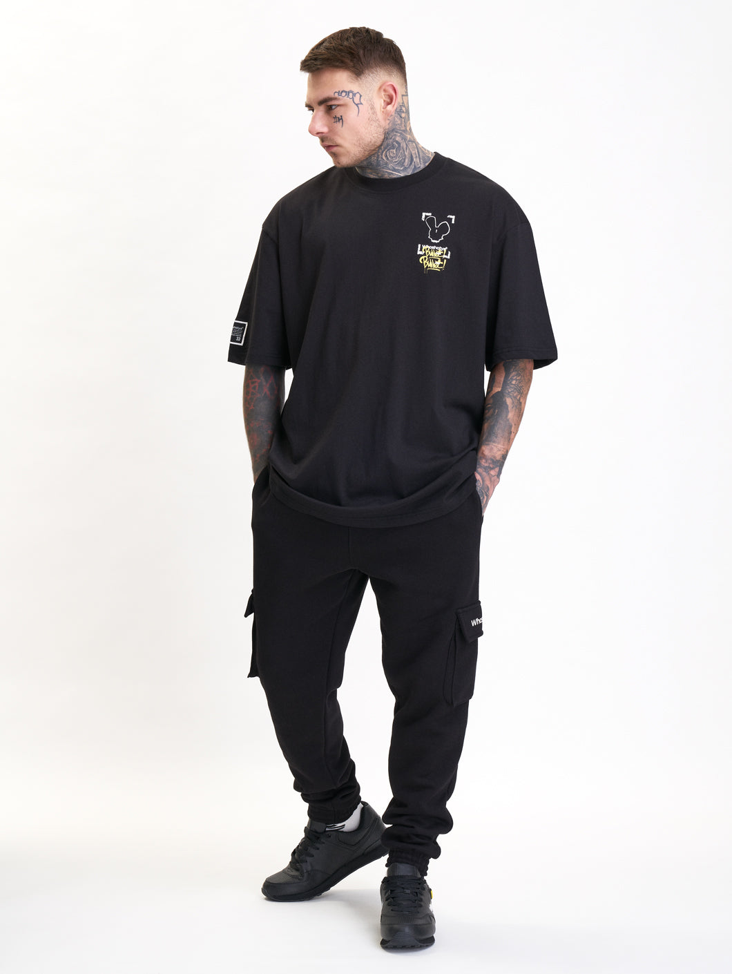 Rusty Bullet Oversized T-Shirt Black