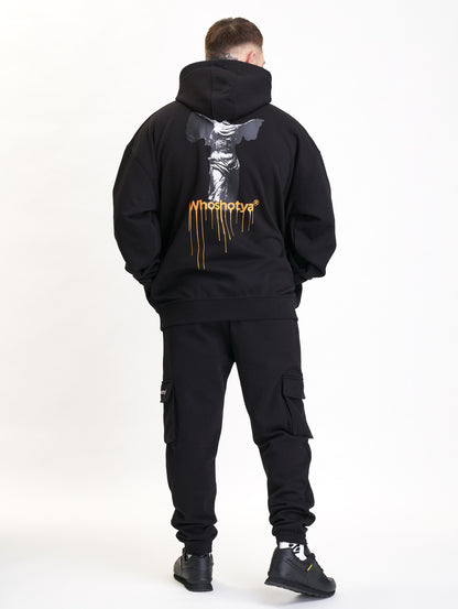Headless Oversized Hoodie Black