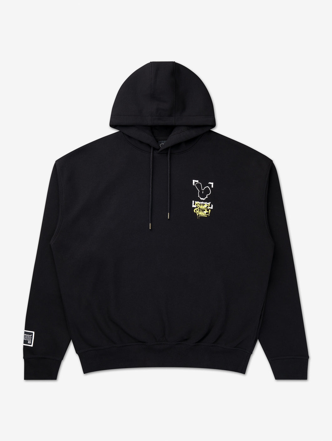 Rusty Bullet Oversized Hoodie Black