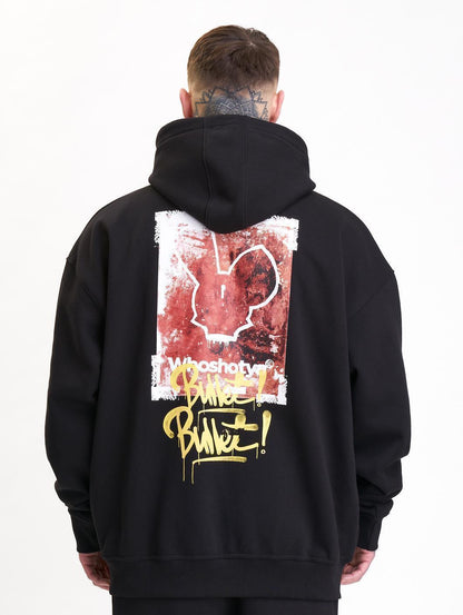 Rusty Bullet Oversized Hoodie Black