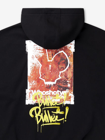 Rusty Bullet Oversized Hoodie Black