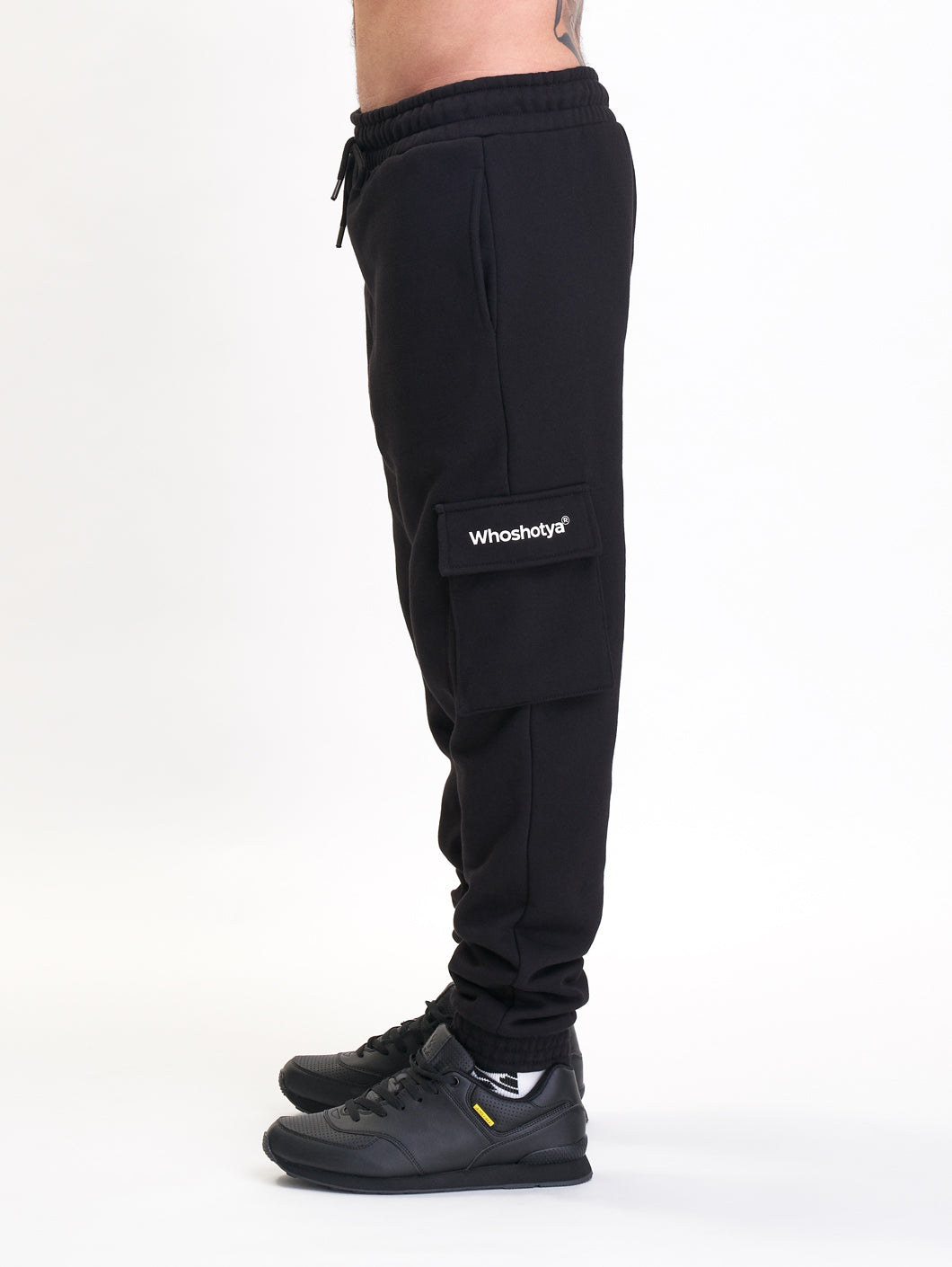 Whoshotya Classic Cargo Pants Black