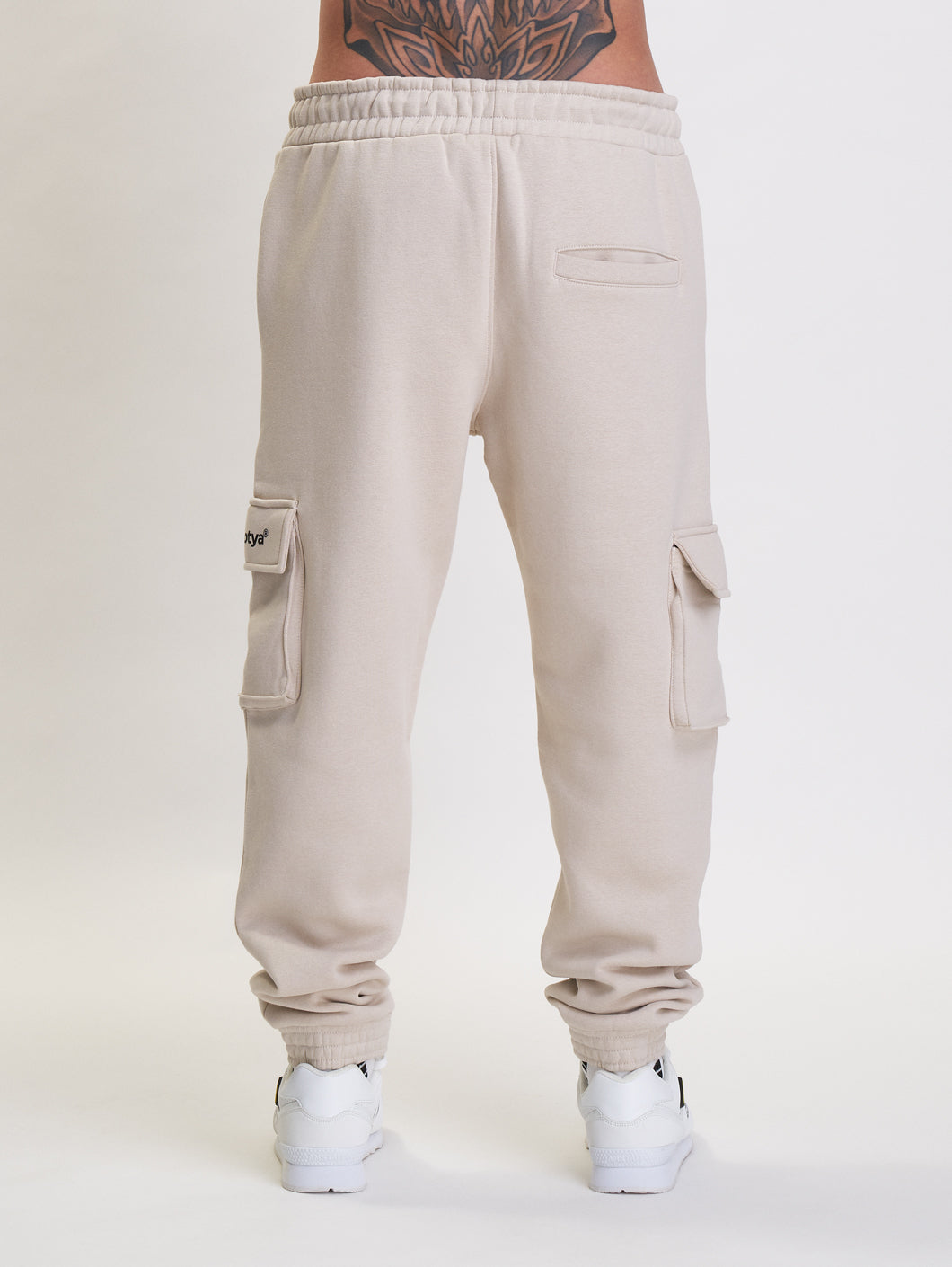 Whoshotya Classic Cargo Pants Light  Beige