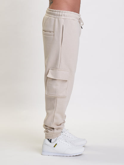 Whoshotya Classic Cargo Pants Light  Beige